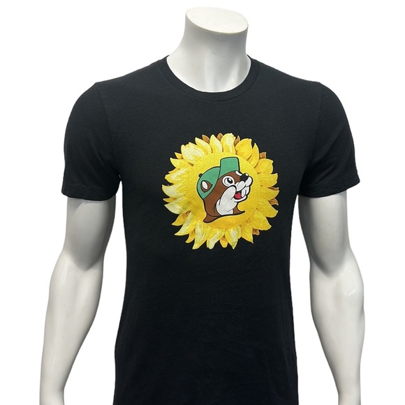 Buc-ee’s Black Yellow "You Are My Sunshine" Sunflowers Graphic T-Shirt Adult MD - Picture 7 of 12